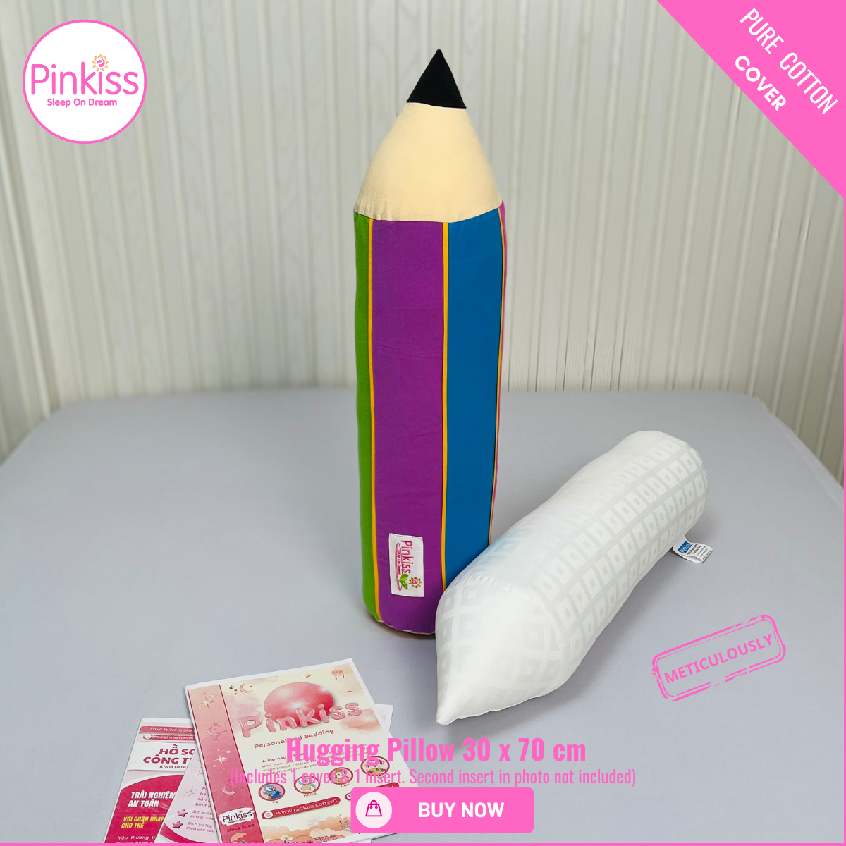 Pencil-Shaped Hugging Pillow