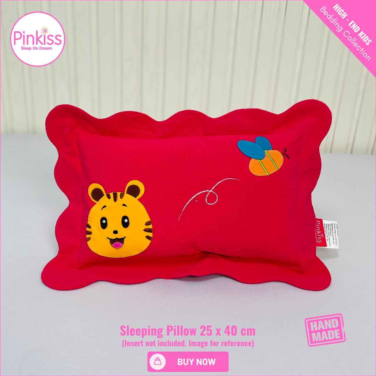 Ruffled Pillowcase – 25 x 40 cm