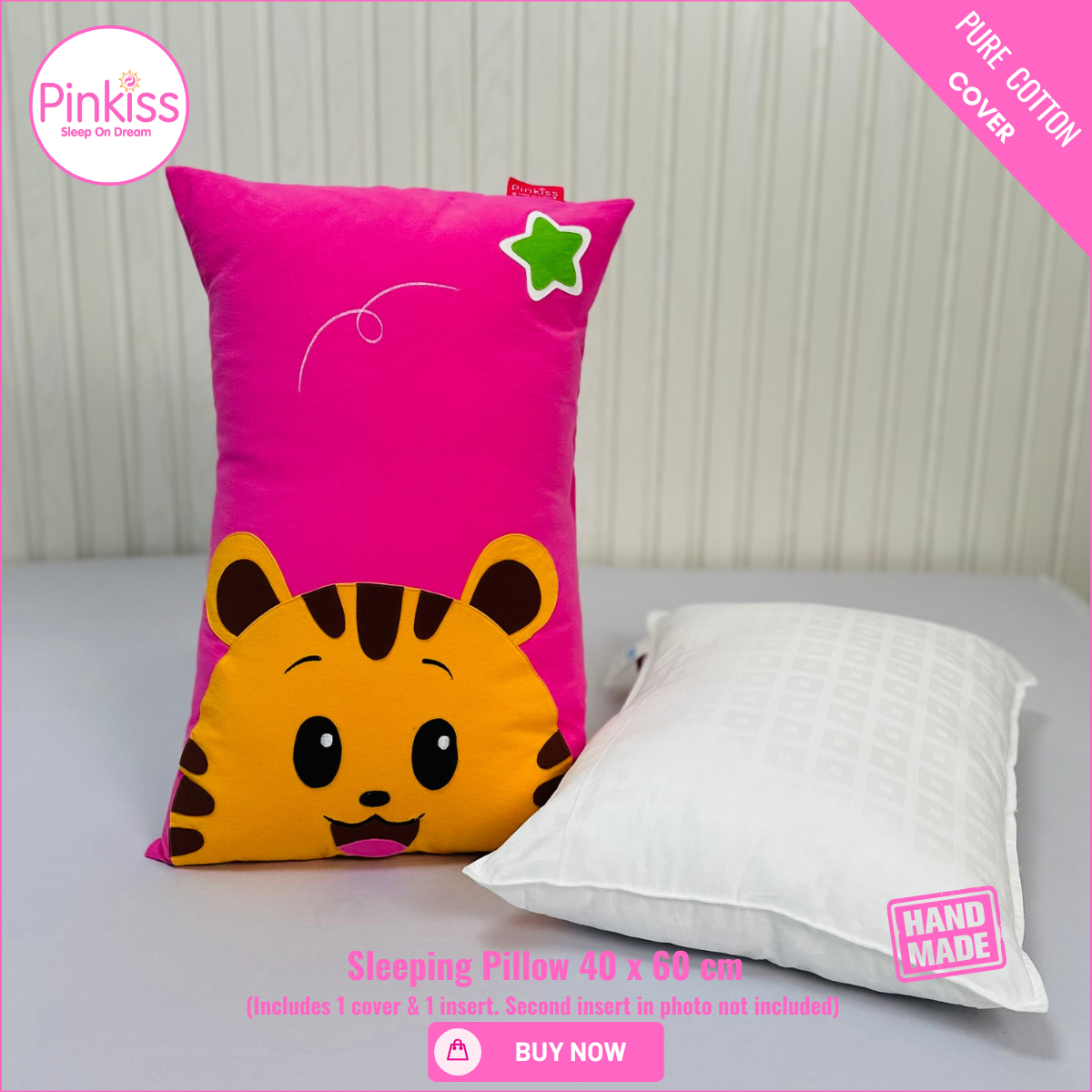 Kids Sleep Pillow – Comfy, Playful & Supportive