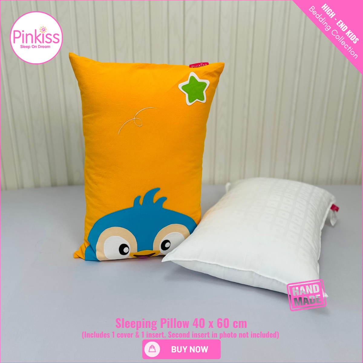 Kids Sleep Pillow – Comfy, Playful & Supportive
