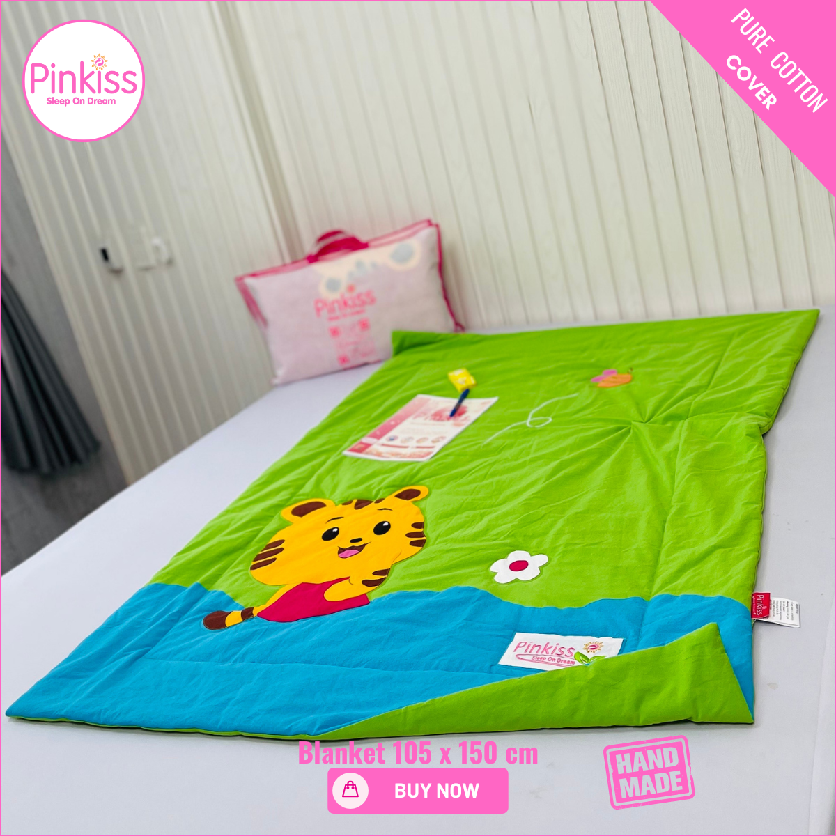 Kids Cotton Quilted Blanket