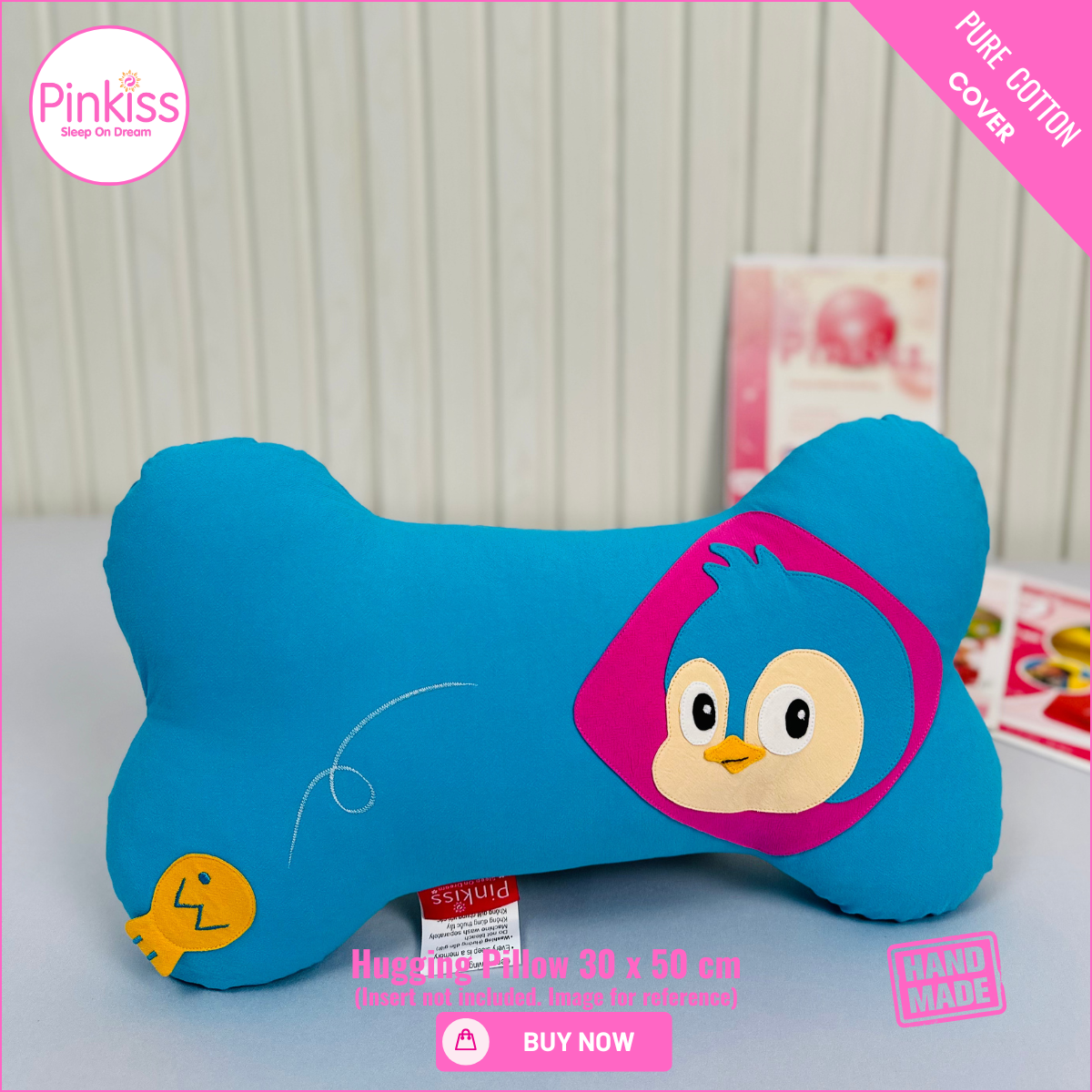 Bone-Shaped Hugging Pillow S – 30 x 50 cm