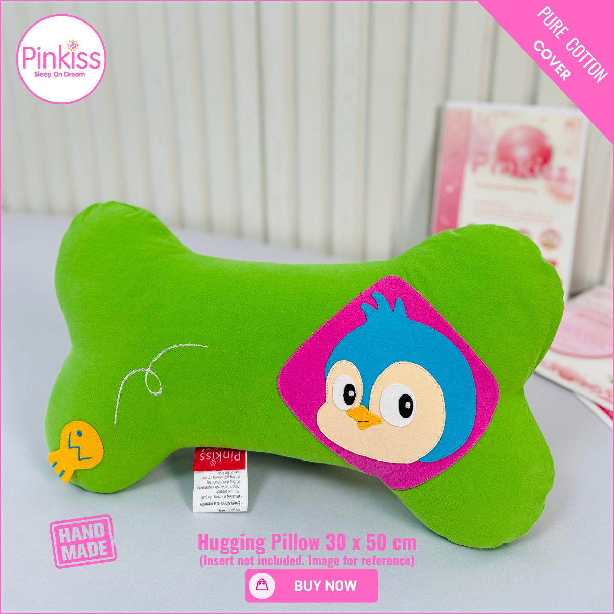Bone-Shaped Hugging Pillow S – 30 x 50 cm