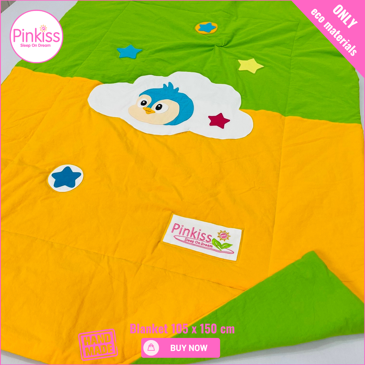 Kids Cotton Quilted Blanket