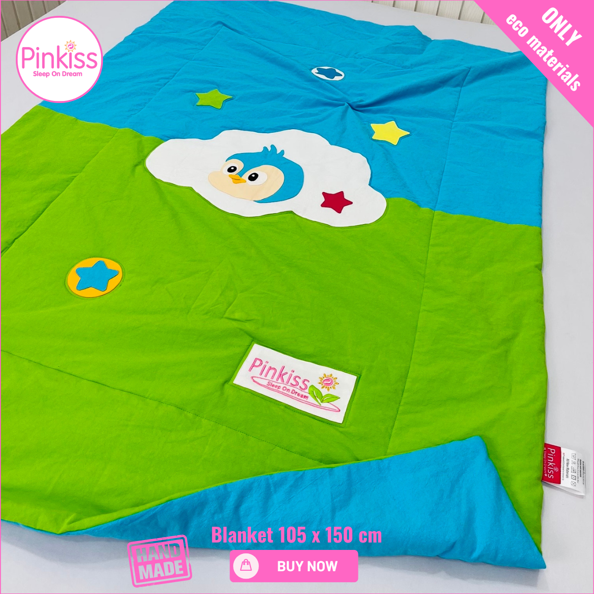 Kids Cotton Quilted Blanket