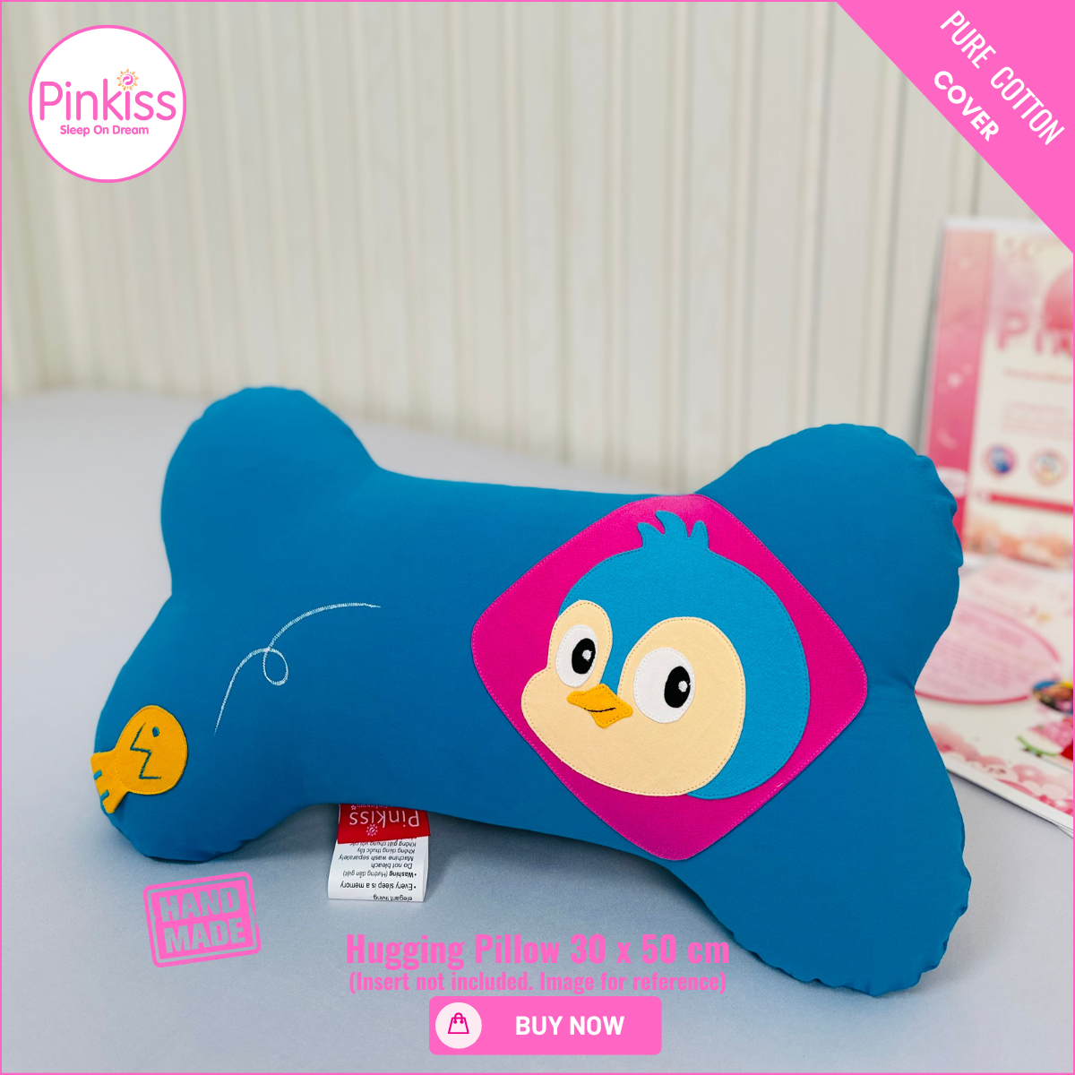 Bone-Shaped Hugging Pillow S – 30 x 50 cm