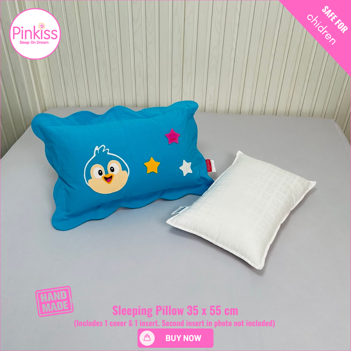 Kids Sleep Pillow – Comfy, Playful & Supportive