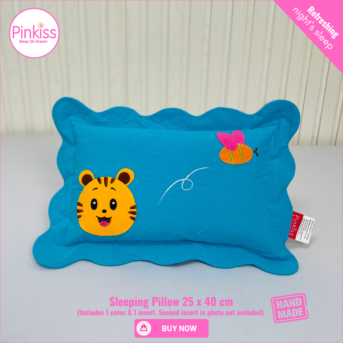 Ruffled Toddler Pillowcase – Gentle & Playful Comfort