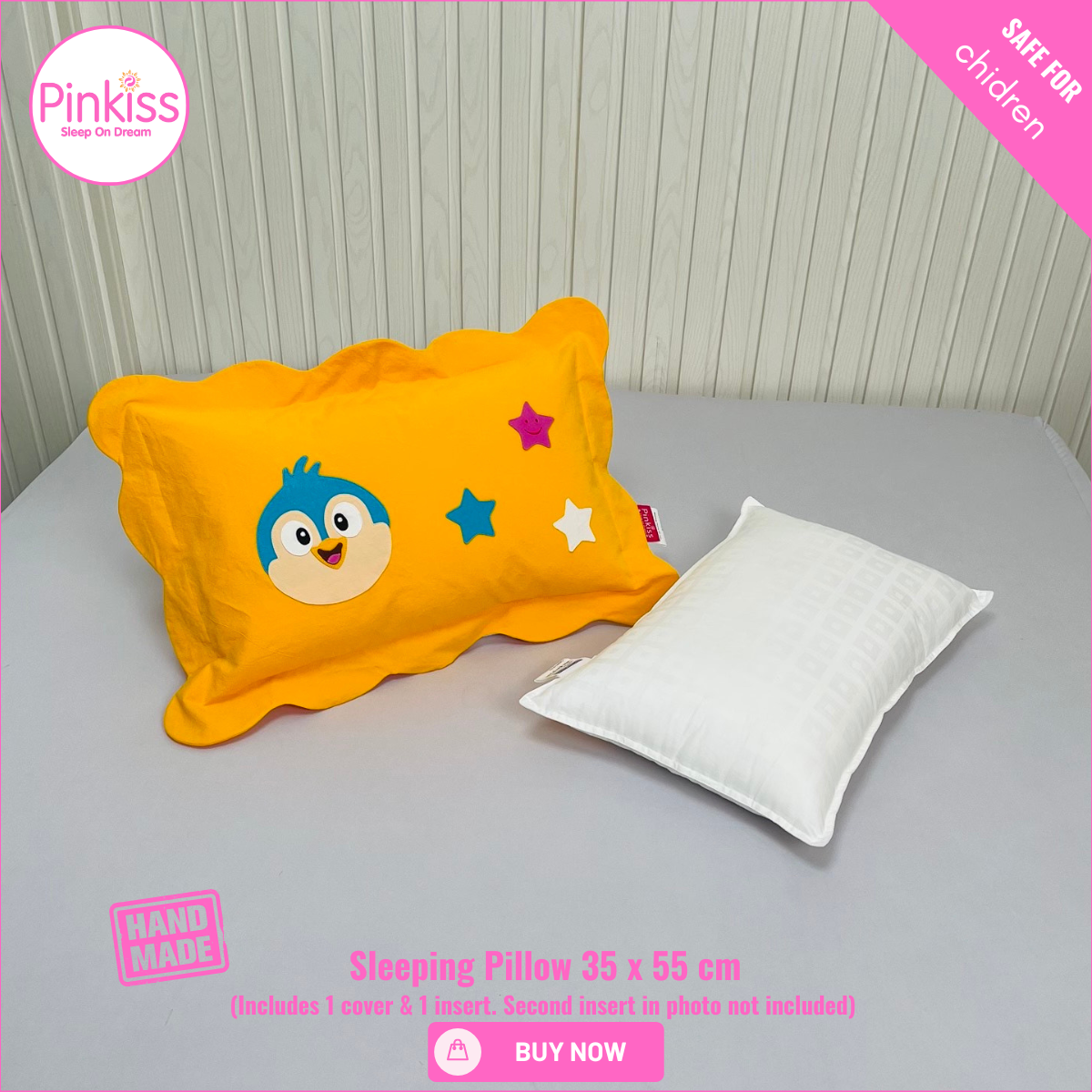 Kids Sleep Pillow – Comfy, Playful & Supportive