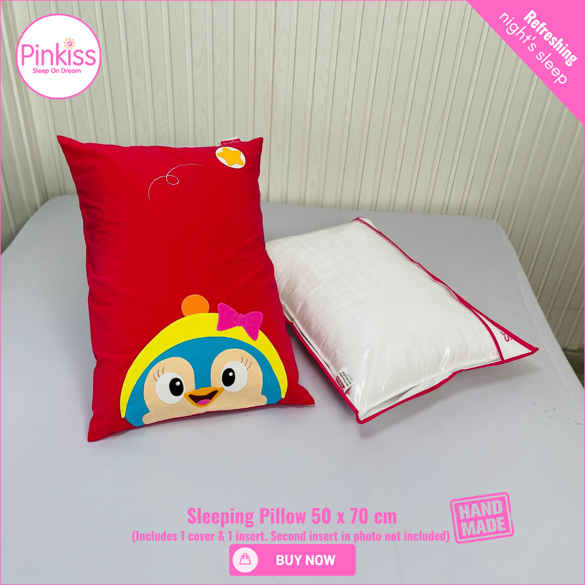 Teen & Adult Sleep Pillow – Balanced, Durable & Gentle Comfort