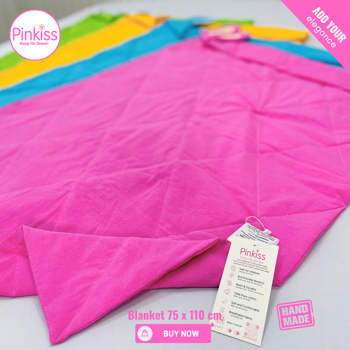 Baby Cotton Quilted Blanket