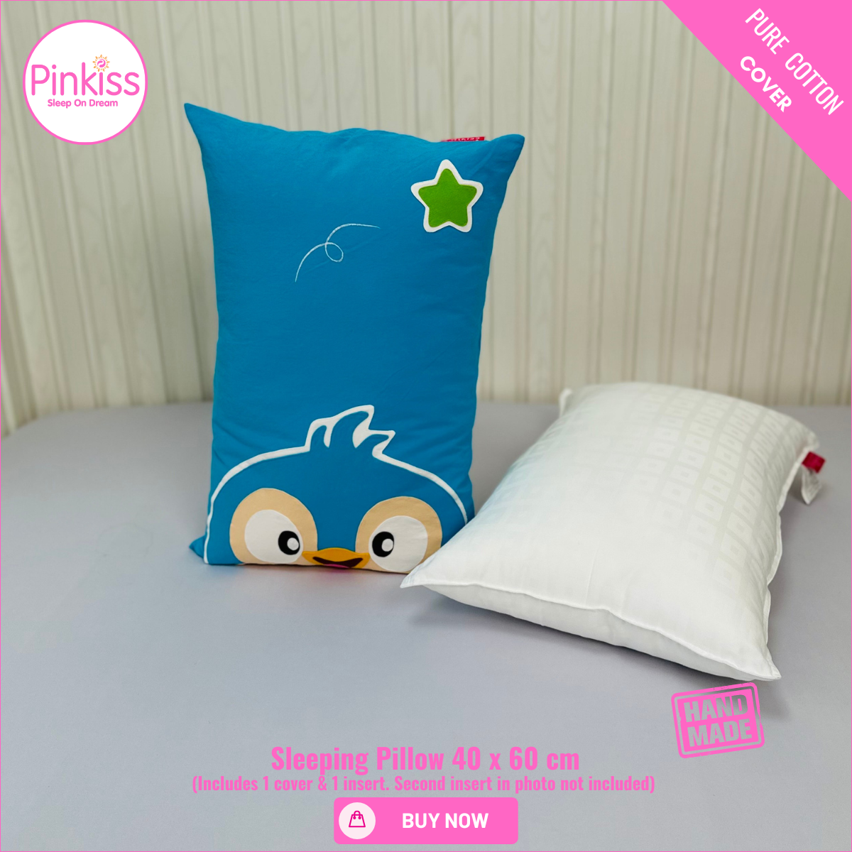Kids Sleep Pillow – Comfy, Playful & Supportive
