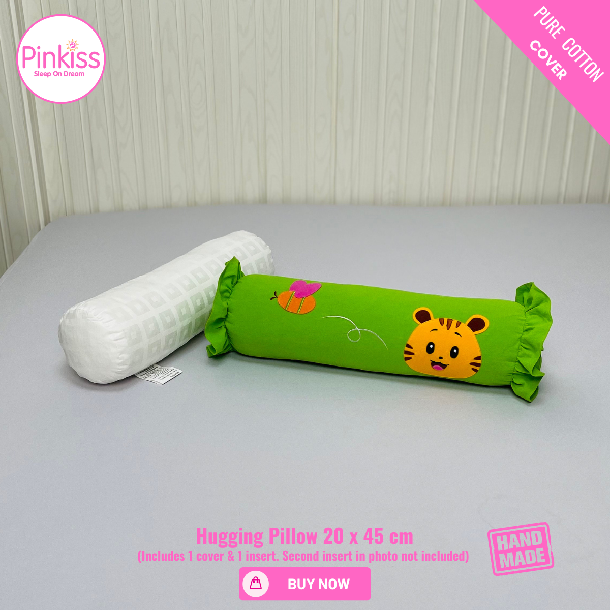 Ruffled Hugging Pillow – 20 x 45 cm