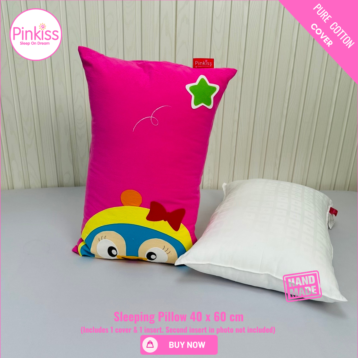 Kids Sleep Pillow – Comfy, Playful & Supportive