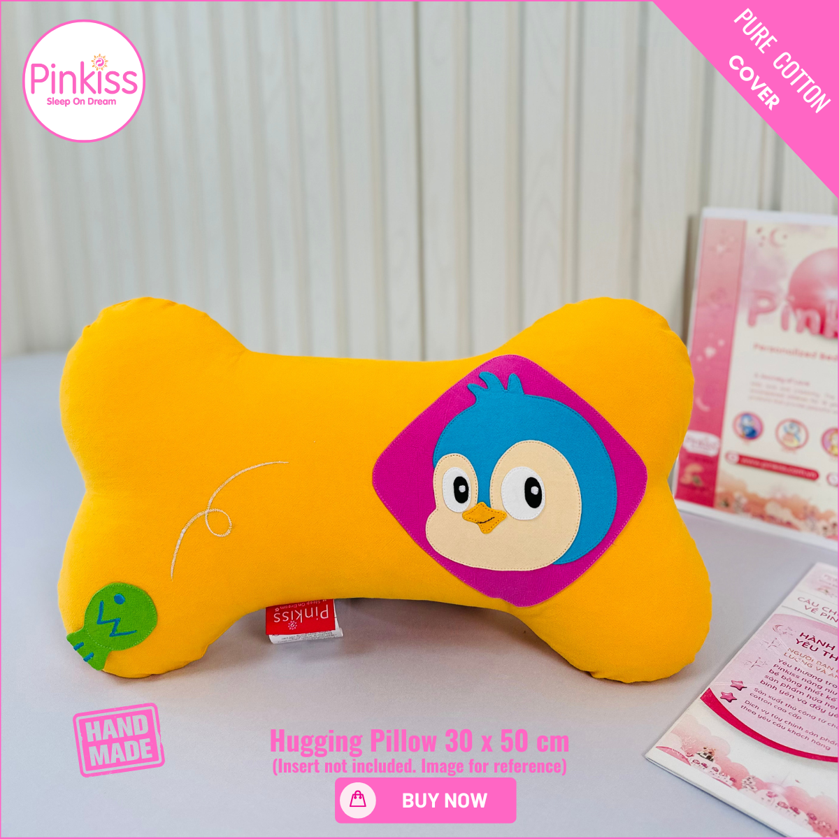 Bone-Shaped Hugging Pillow S – 30 x 50 cm