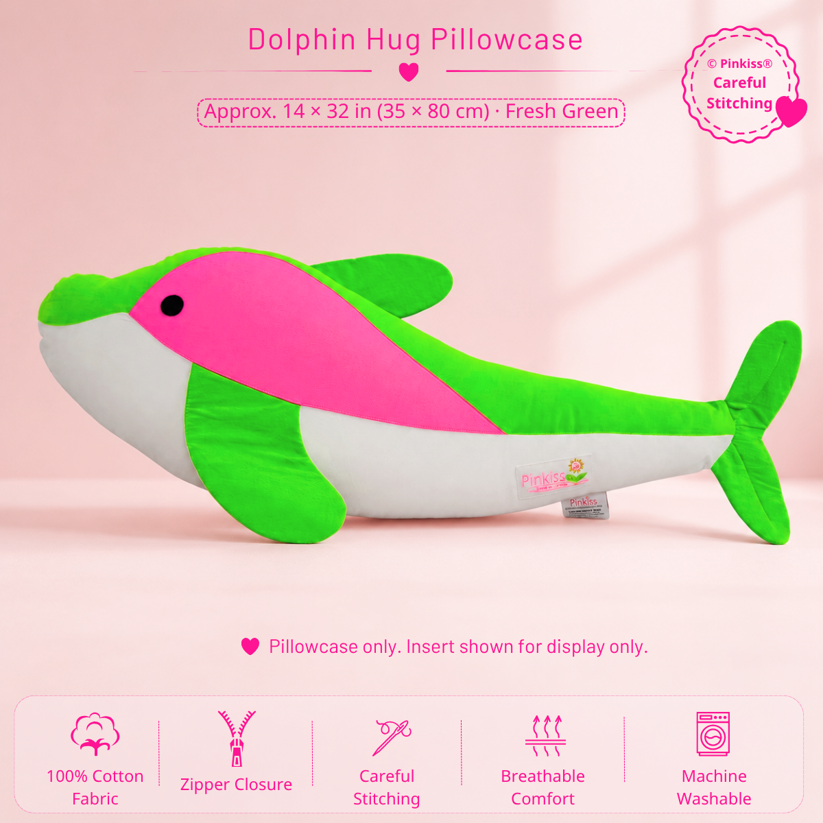 Dolphin Hug Pillowcase