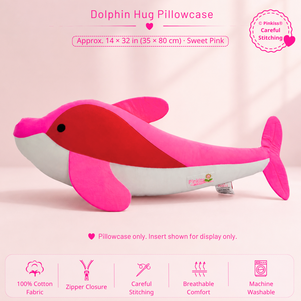 Dolphin Hug Pillowcase
