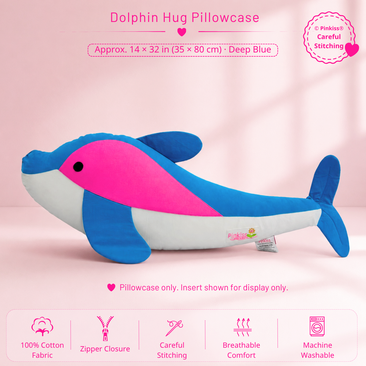 Dolphin Hug Pillowcase