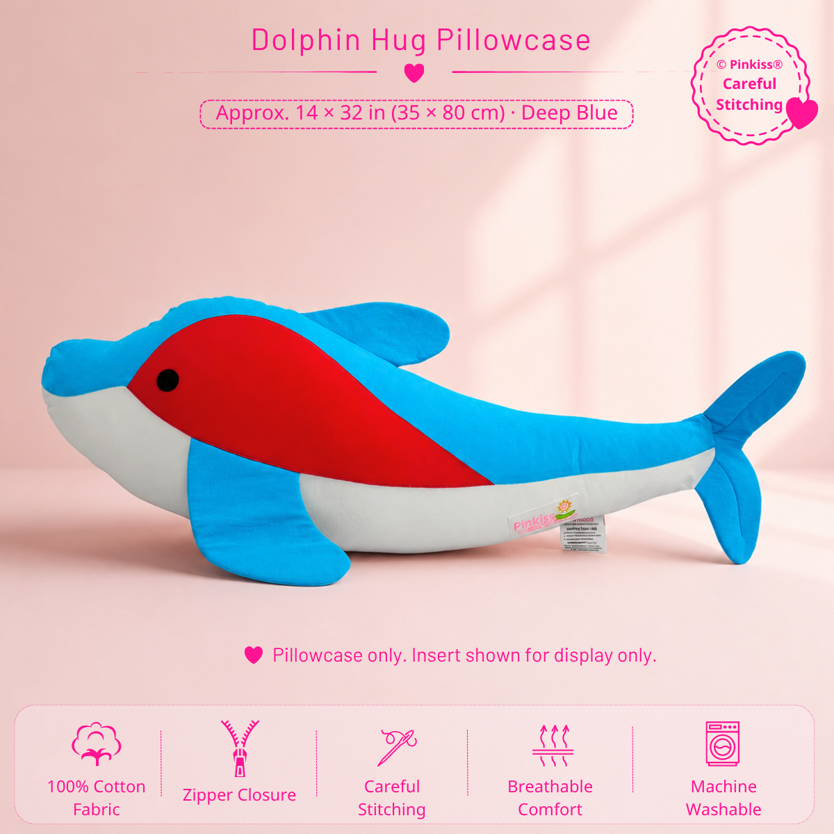 Dolphin Hug Pillowcase