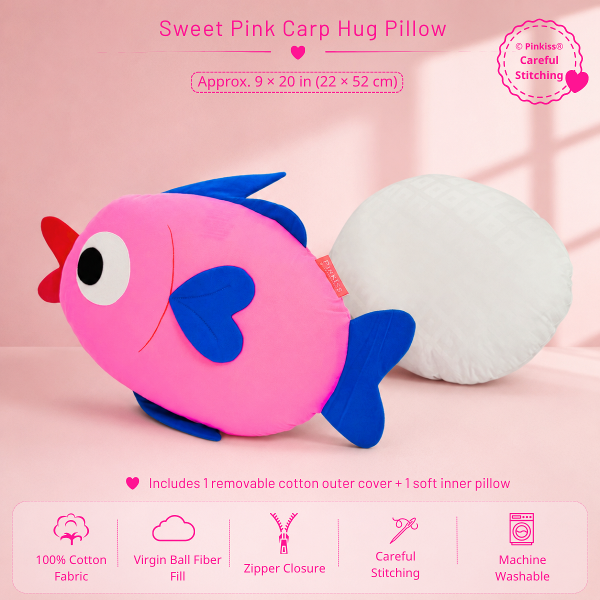 Carp Hug Pillow