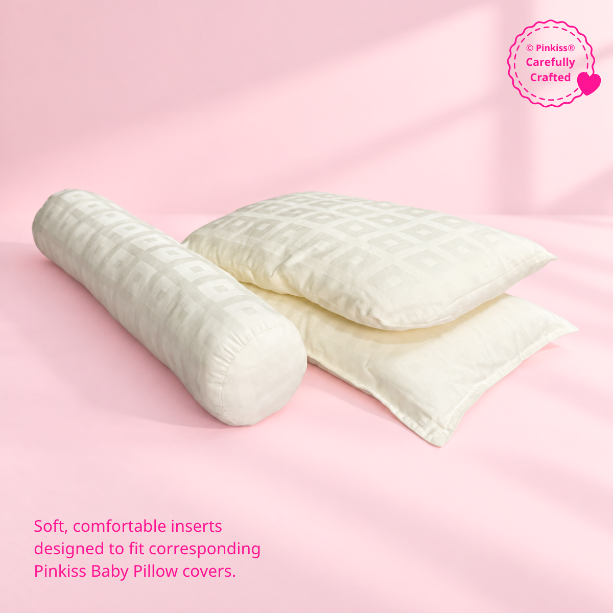 Baby Pillow Insert – Flat & Bolster