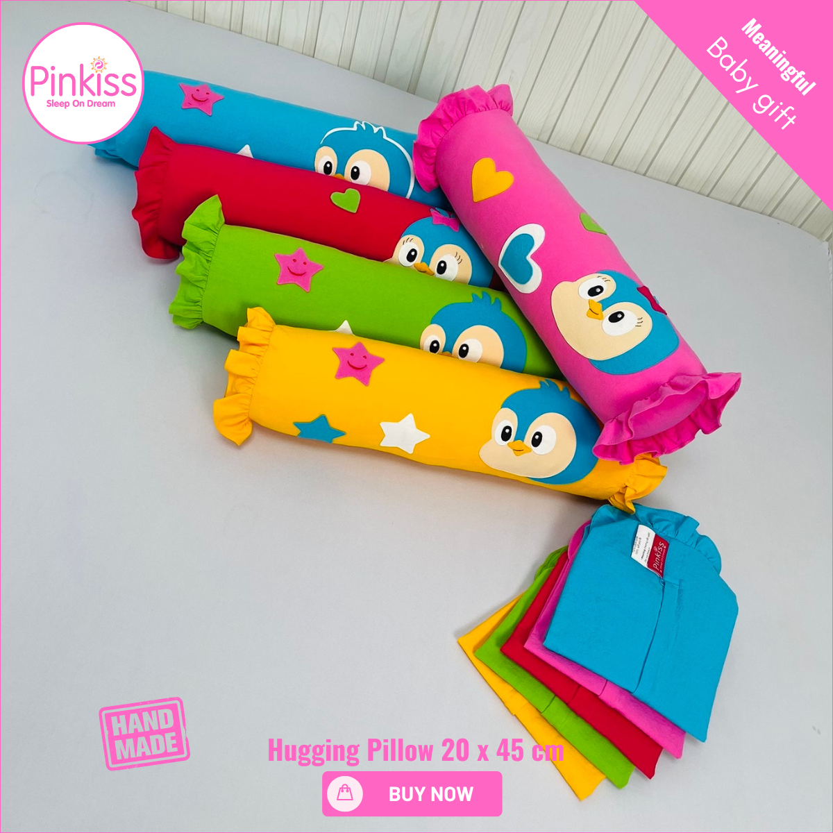 Ruffled Hugging Pillowcase – Comfort & Relaxation