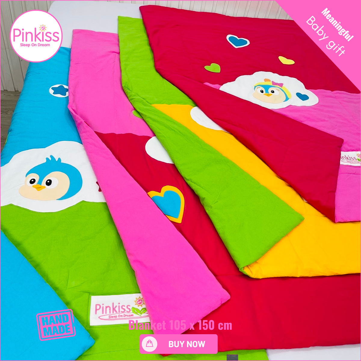 Kids Cotton Quilted Blanket