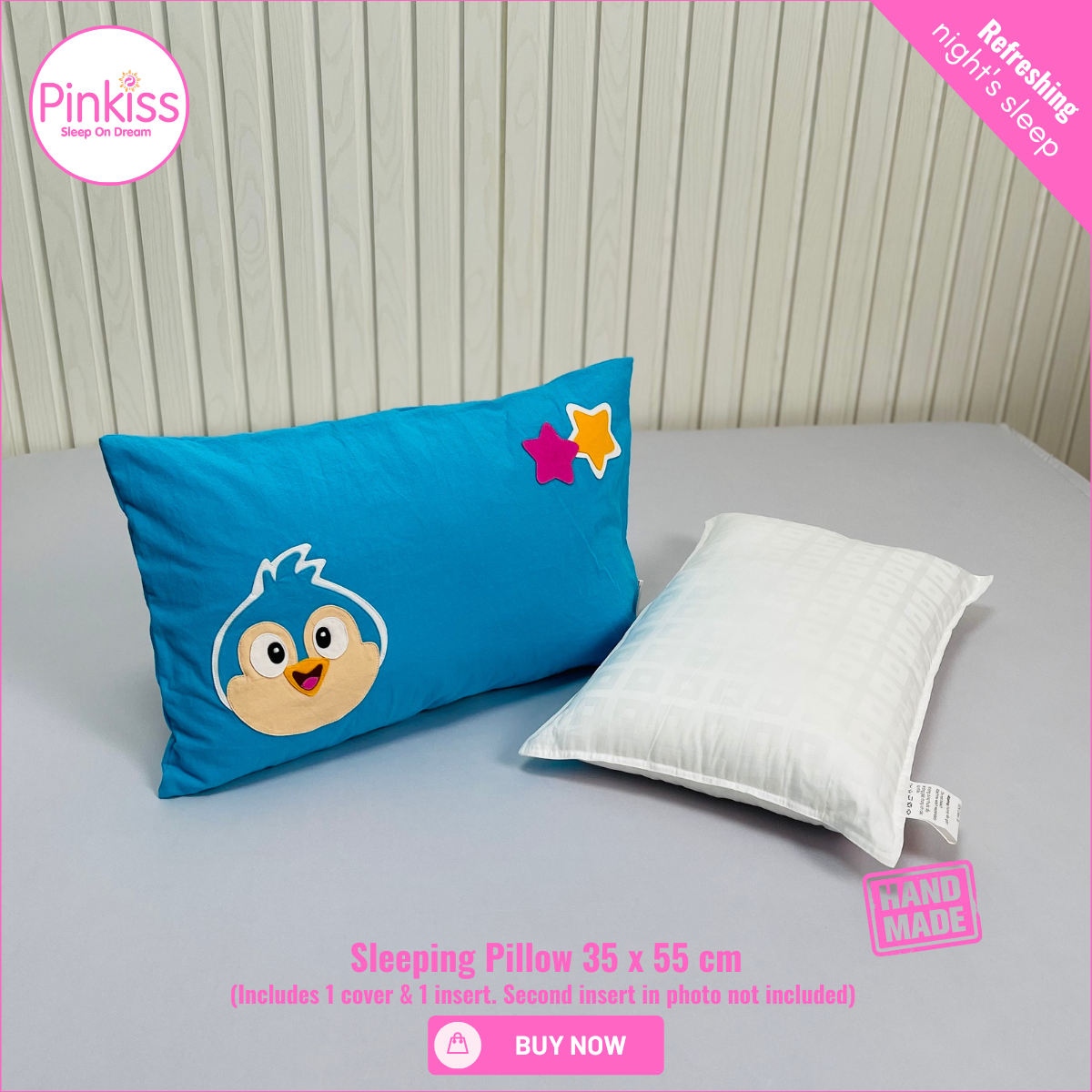 Kids Sleep Pillow – Comfy, Playful & Supportive