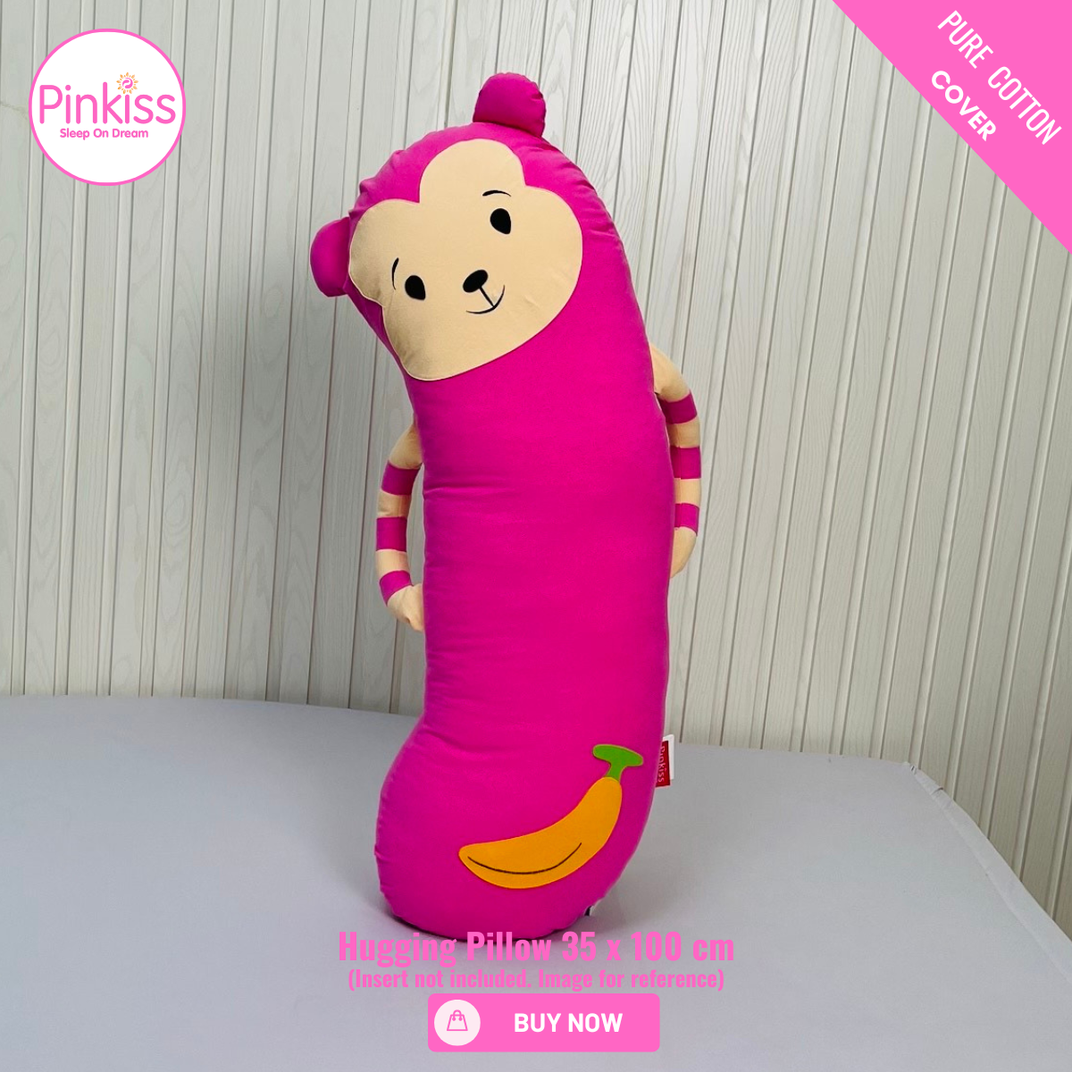 Monkey Hugging Pillowcase – Snuggly & Joyful Comfort