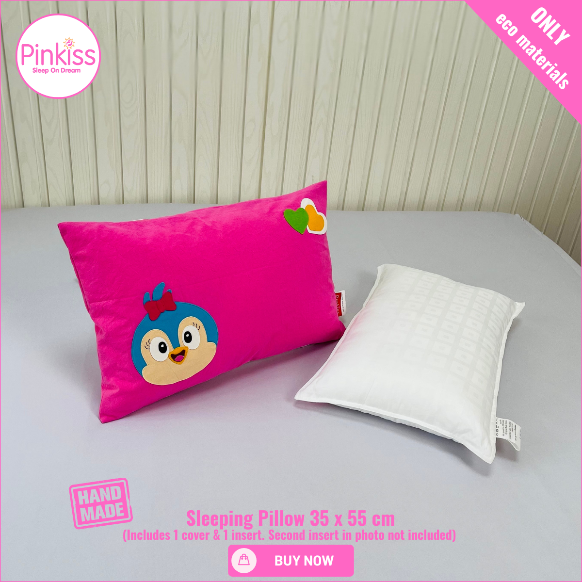 Kids Sleep Pillow – Comfy, Playful & Supportive