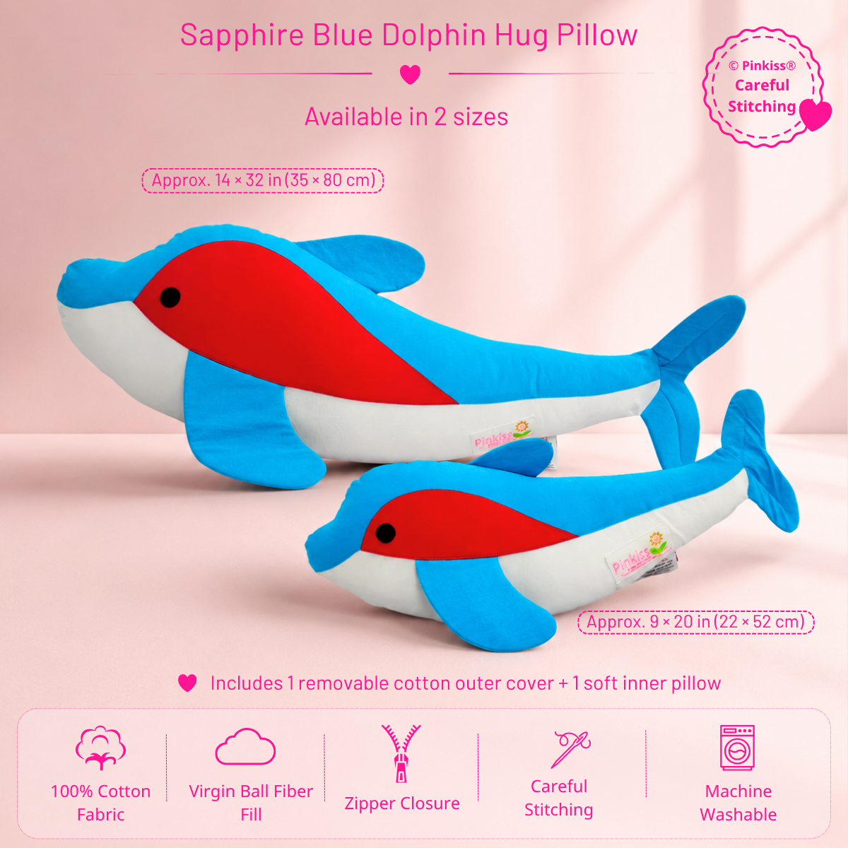 Dolphin Hug Pillow