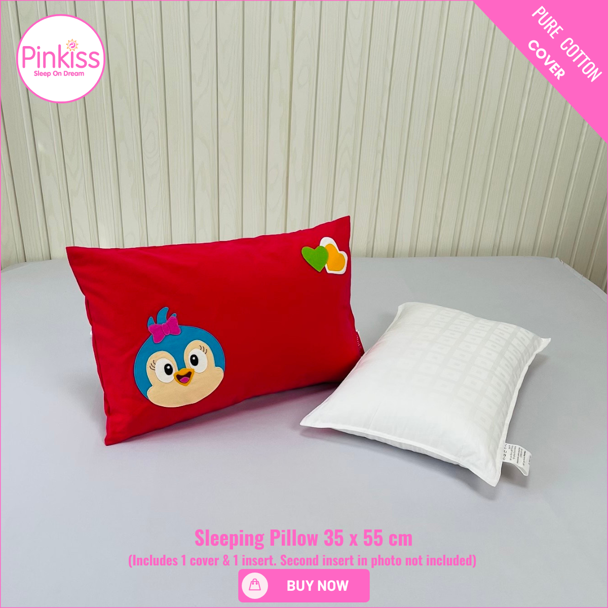 Kids Sleep Pillow – Comfy, Playful & Supportive