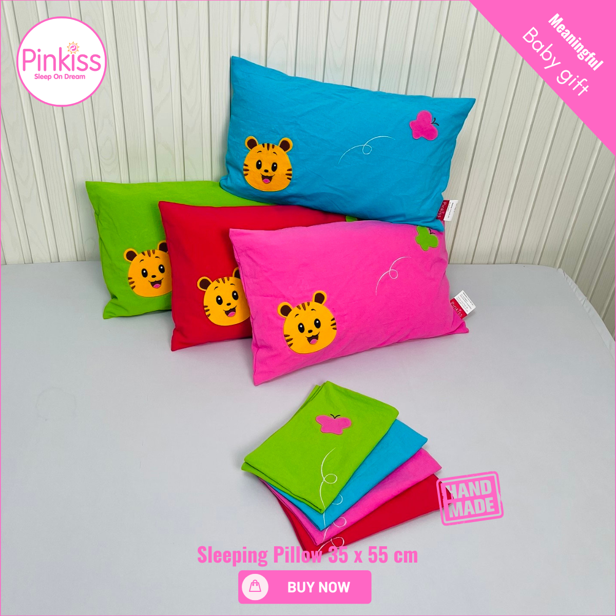 Kids Sleep Pillow – Comfy, Playful & Supportive