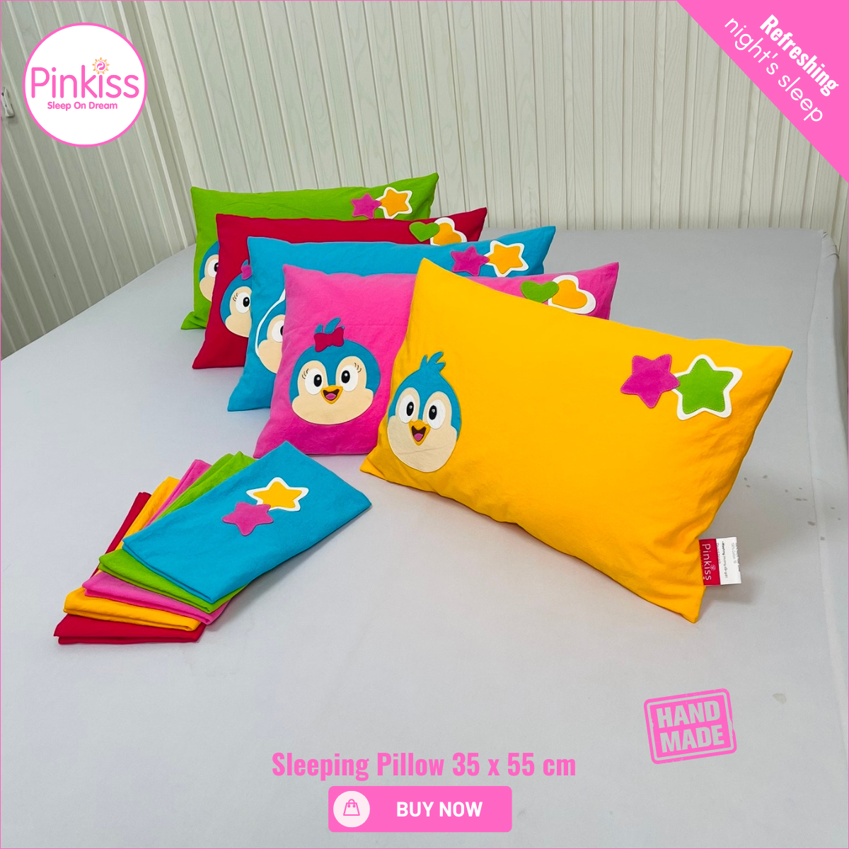 Pillowcases for Kids – Soft, Playful & Easy Care