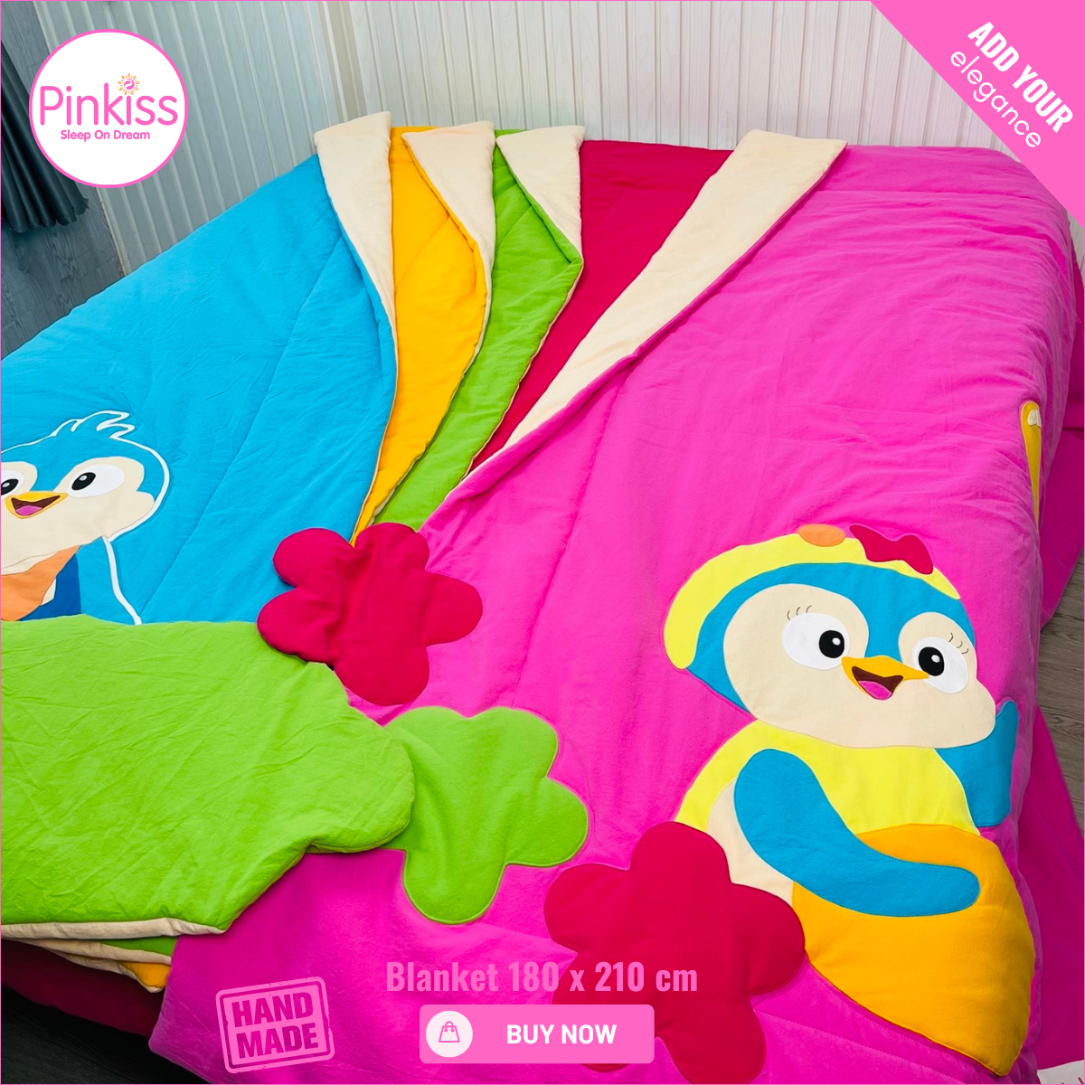 Teen & Adult Quilted Blanket – Gentle & Lasting Comfort