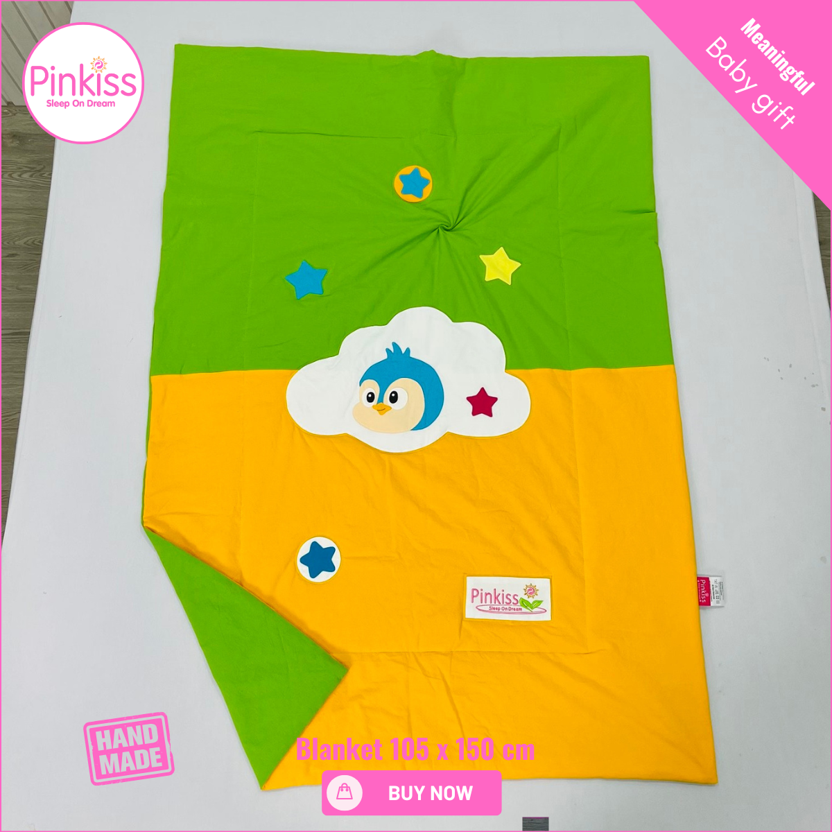 Kids Cotton Quilted Blanket