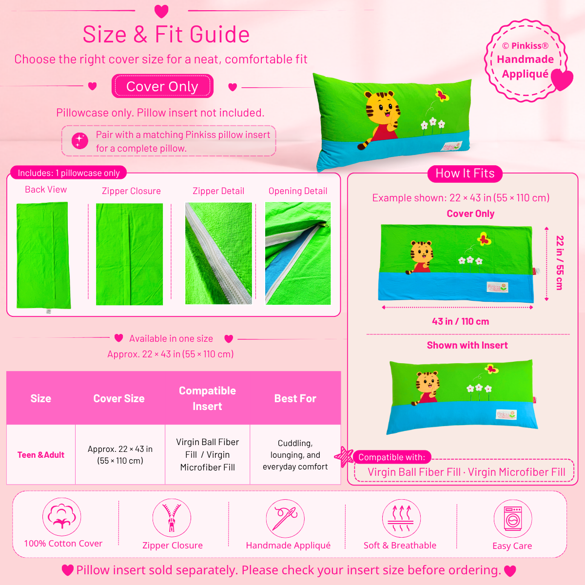 Teen & Adult Multi-use Pillowcase