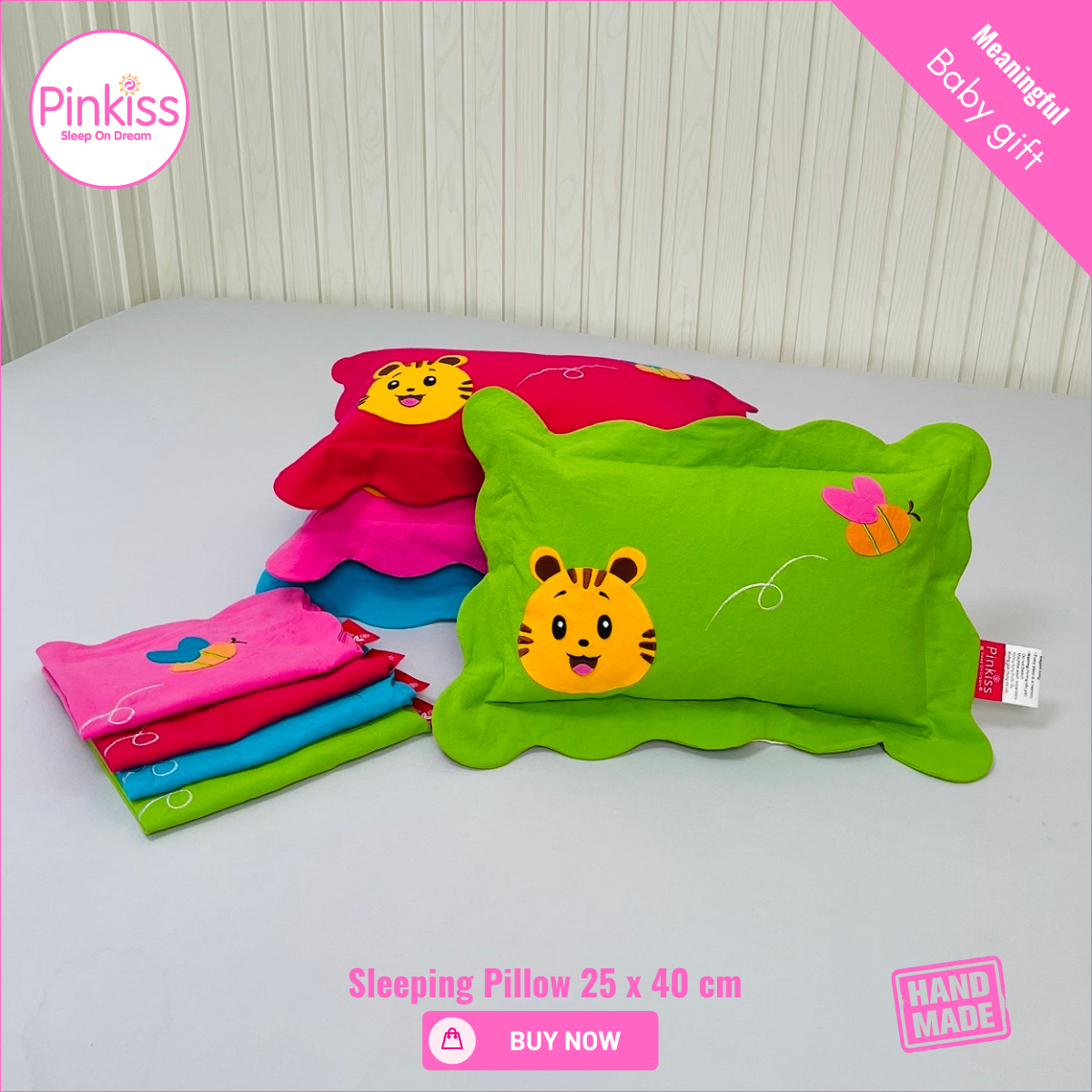 Ruffled Toddler Pillowcase – Gentle & Playful Comfort