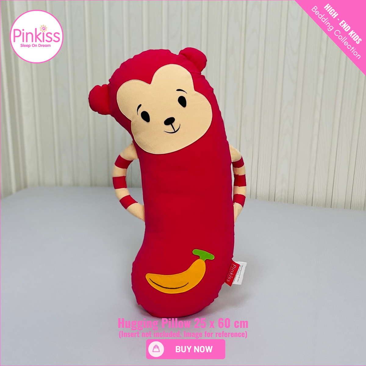 Monkey Hugging Pillowcase – Snuggly & Joyful Comfort