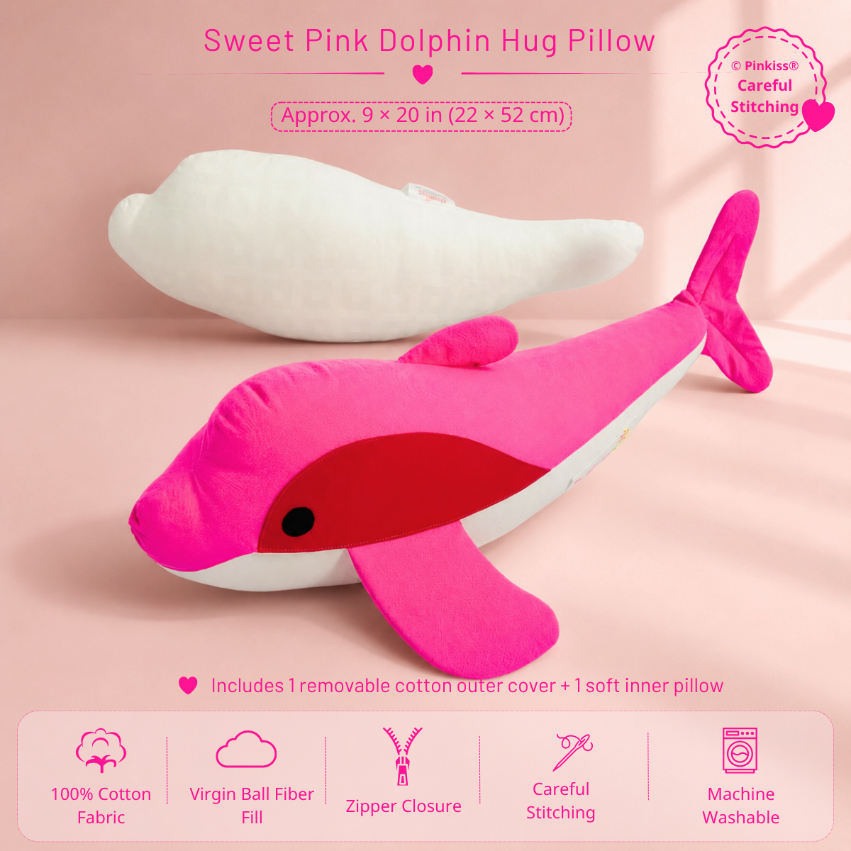 Dolphin Hug Pillow