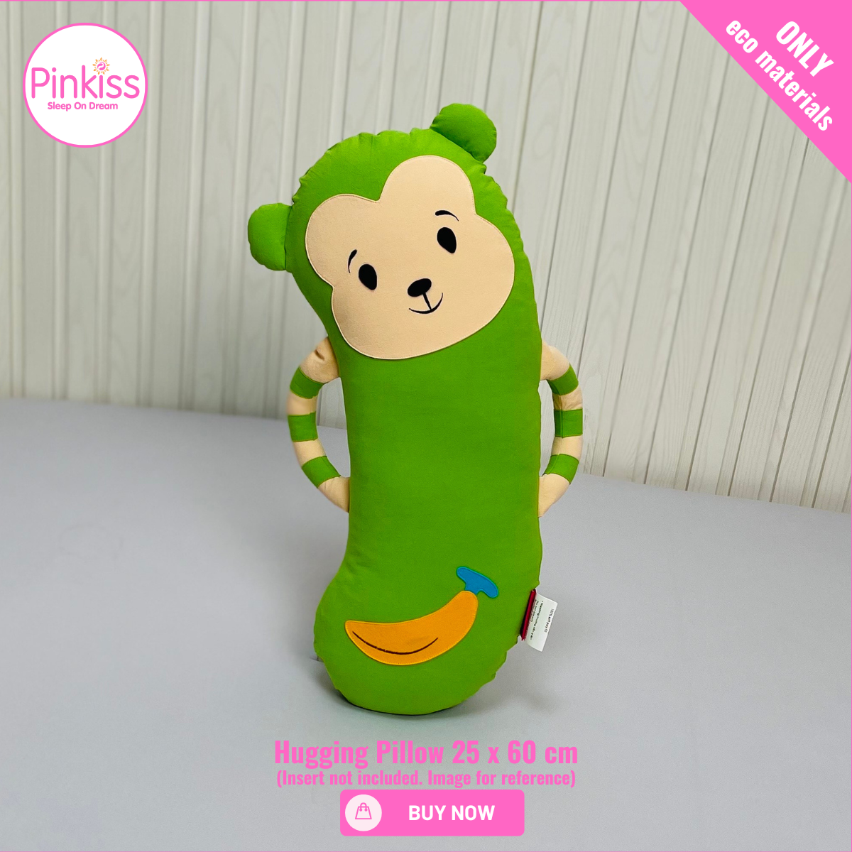 Monkey Hugging Pillowcase – Snuggly & Joyful Comfort