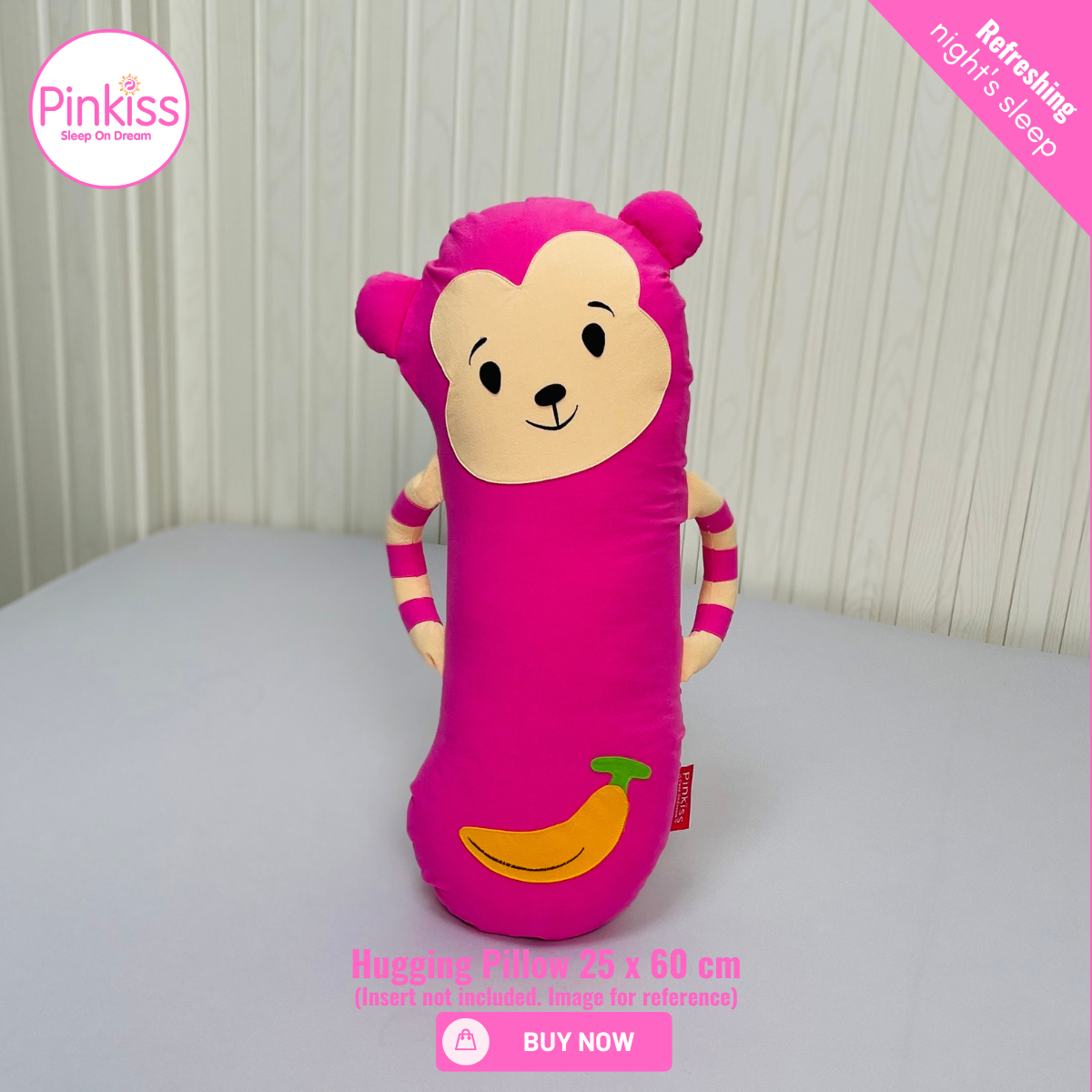 Monkey Hugging Pillowcase – Snuggly & Joyful Comfort