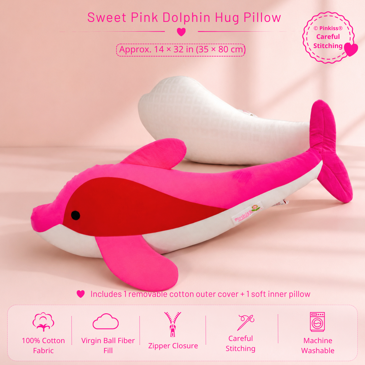 Dolphin Hug Pillow