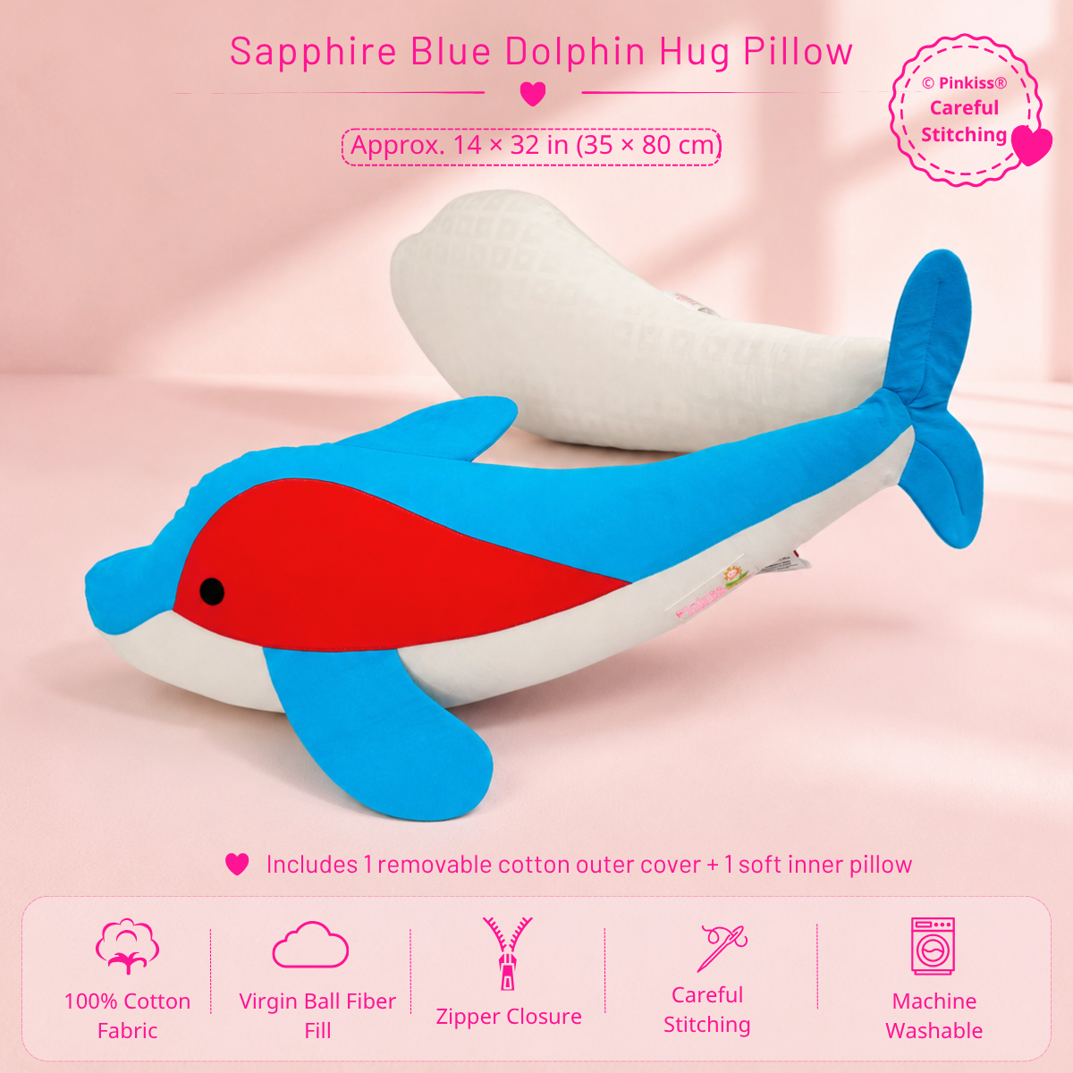 Dolphin Hug Pillow