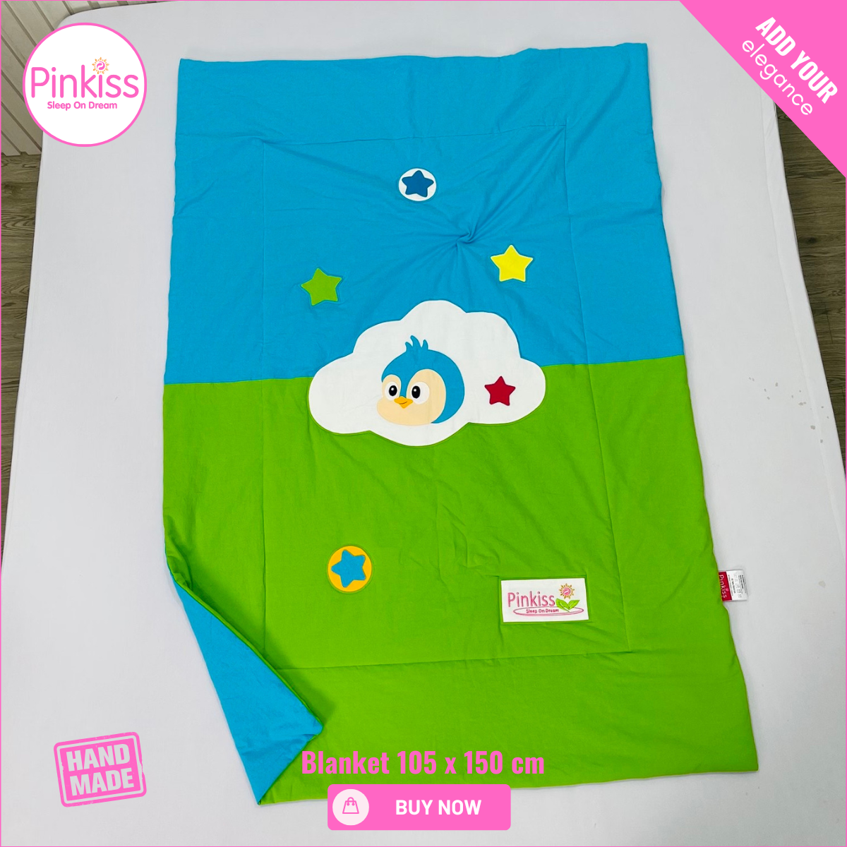 Kids Cotton Quilted Blanket