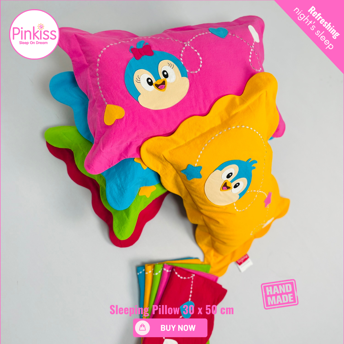 Ruffled Toddler Pillowcase – Gentle & Playful Comfort