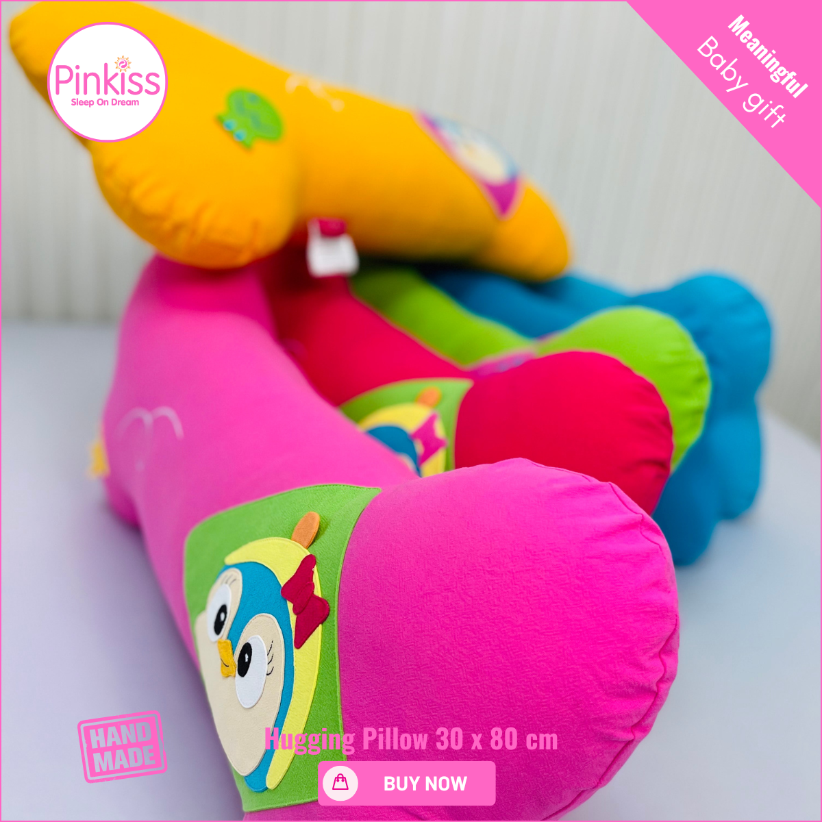 Bone-Shaped Hugging Pillowcase L – 30 x 80 cm