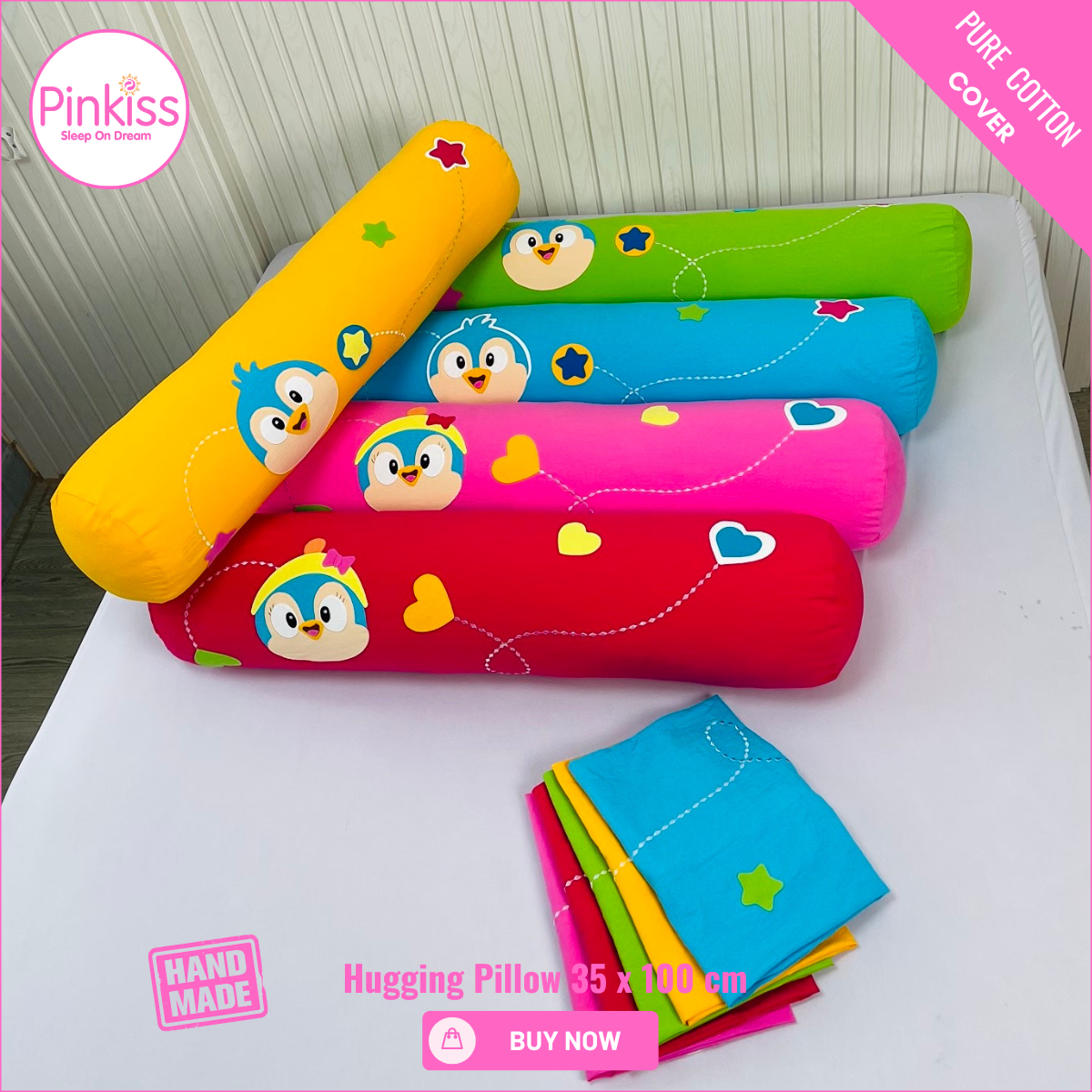 Hugging Pillowcase – Soft, Playful & Easy Care