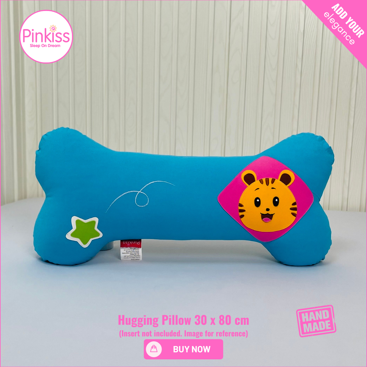 Bone-Shaped Hugging Pillowcase L – 30 x 80 cm