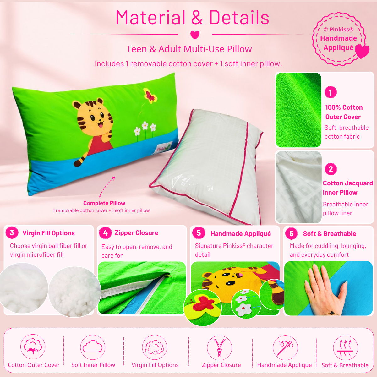 Teen & Adult Multi-use Pillow